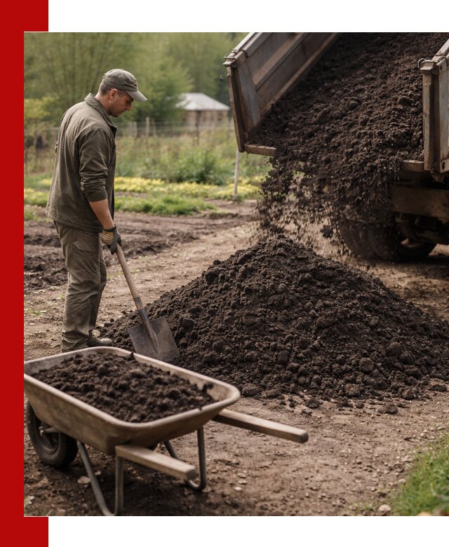 Доставка качественной земли для огорода в Воронеже