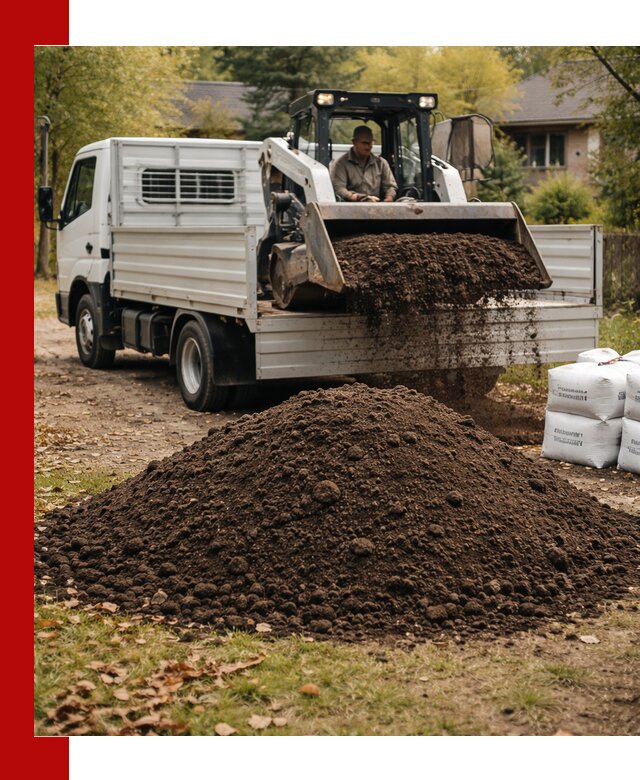 Доставка садовой земли в больших объёмах в Воронеже