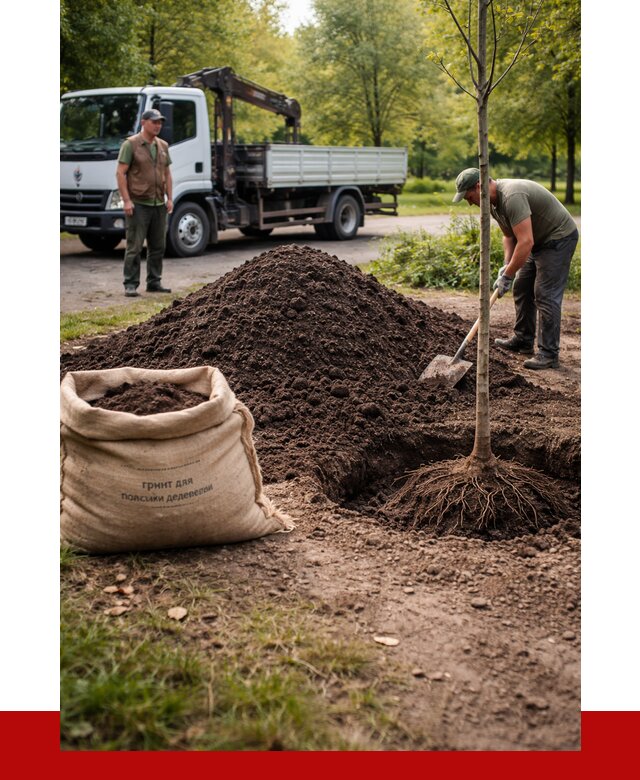 Грунт для посадки деревьев в Воронеже от 1289 р. | ПРОНЕРУДВрн