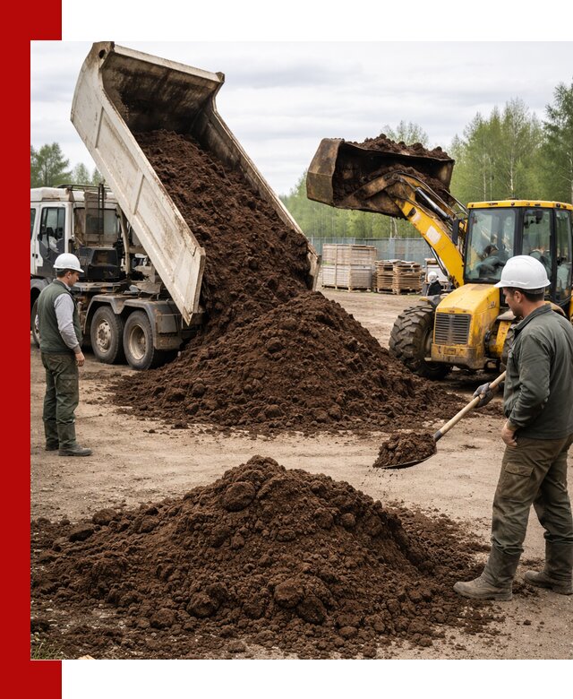Доставка торфа оптом и в мешках в Воронеже