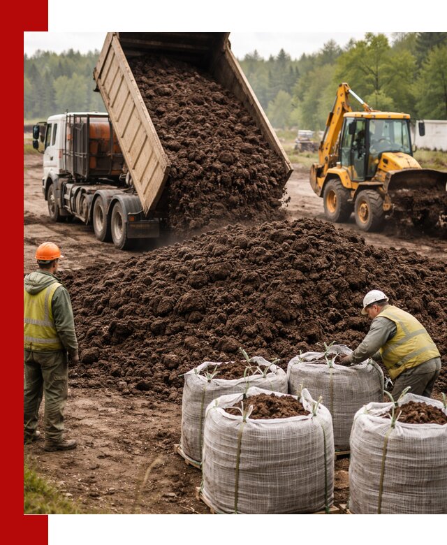 Доставка нейтрального торфа в Воронеже оптом и в розницу
