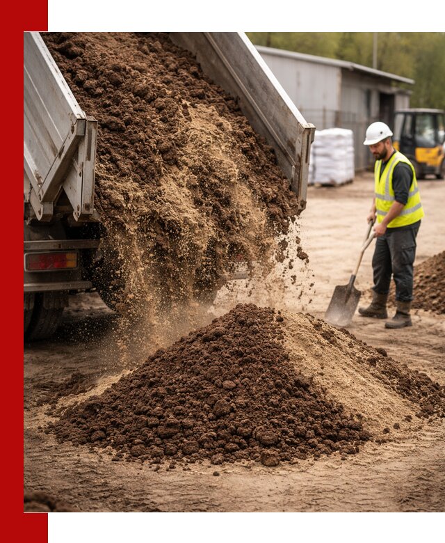 Доставка торфо-песчаной смеси в Воронеже для строительства и озеленения