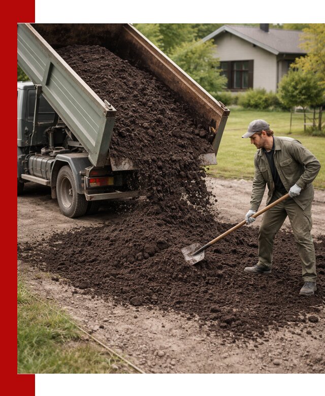 Чернозем для газона с доставкой в Воронеже быстро и качественно