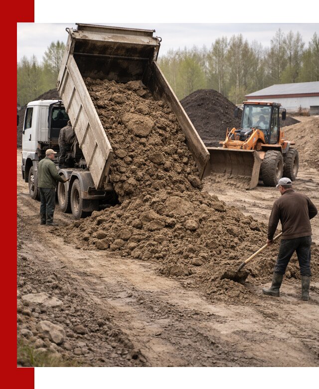 Доставка глин и суглинков в Воронеже оптом и вкрай