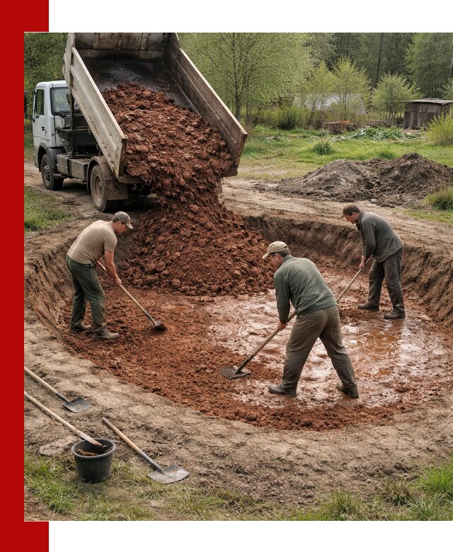 Купить качественную глину для пруда в Воронеже