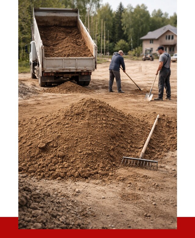 Суглинок для планировки в Воронеже с доставкой от 4511 р. | ПРОНЕРУДВрн