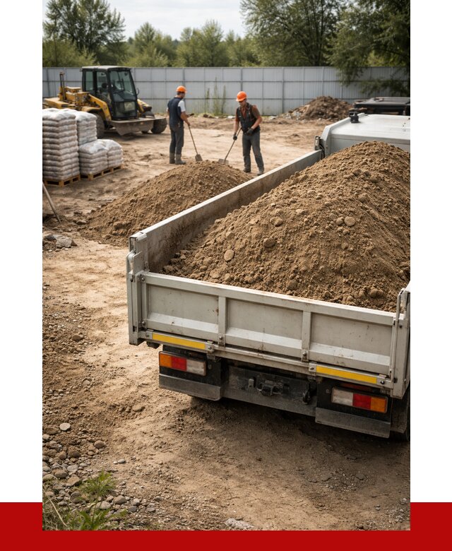 Супесь с доставкой в Воронеже от 2632 р. за куб | ПРОНЕРУДВрн