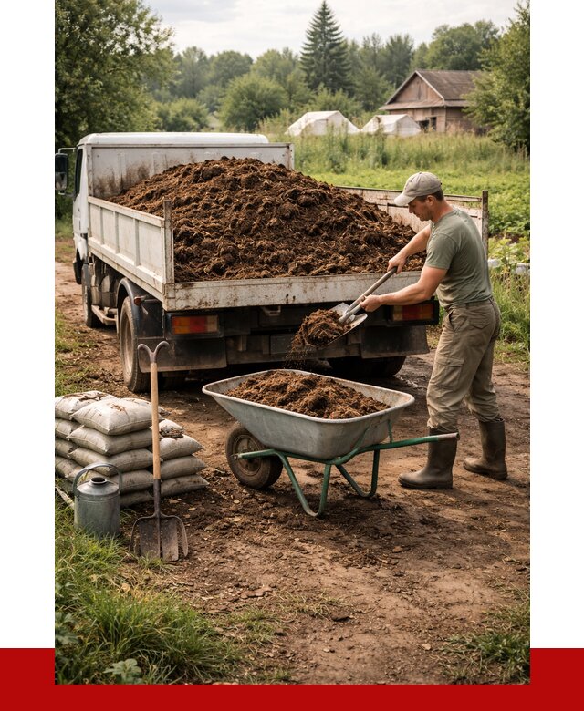 Купить коровий навоз с доставкой в Воронеже от 1933 р. | ПРОНЕРУДВрн