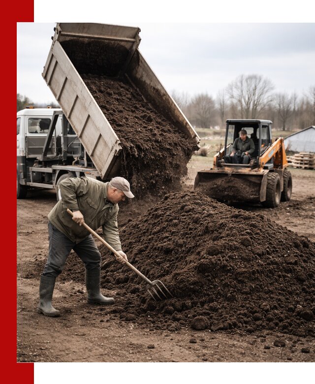 Доставка и продажа перегноя в Воронеже быстро и дешево