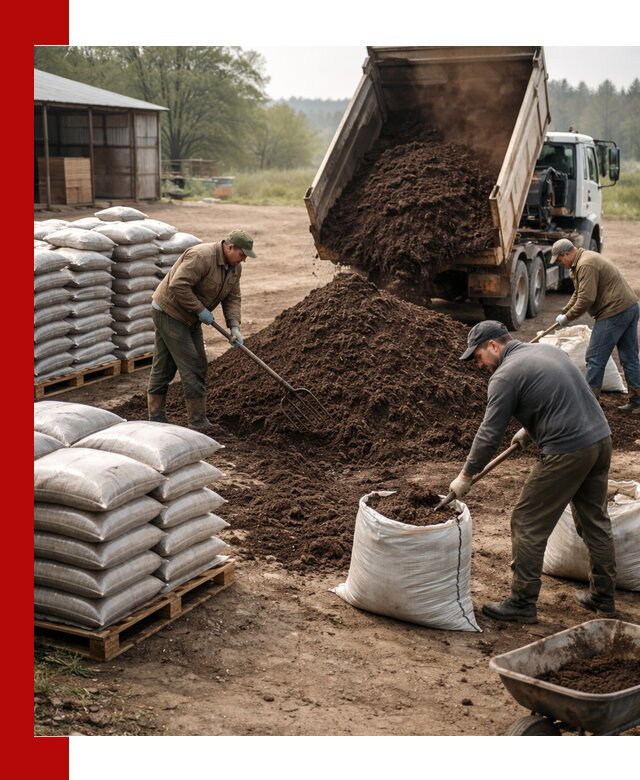 Доставка компоста оптом и в розницу в Воронеже