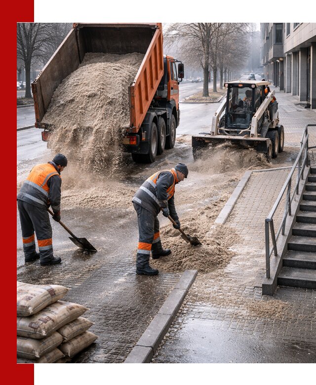 Поставка противогололедных материалов в Воронеже