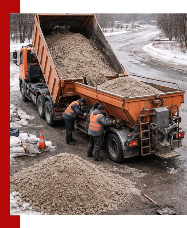 Поставка и вывоз пескосоля в Воронеже оптом и в розницу