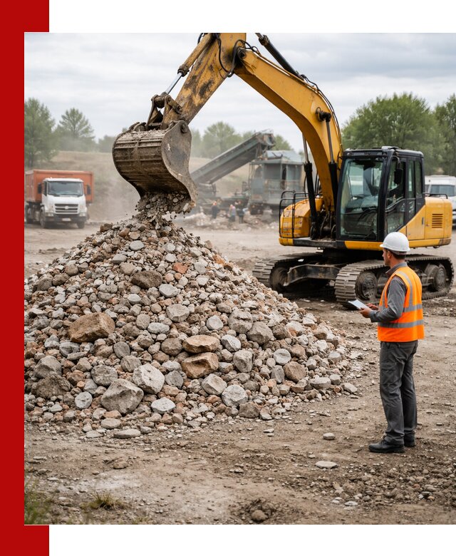 Доставка и вывоз строительного боя в Воронеже