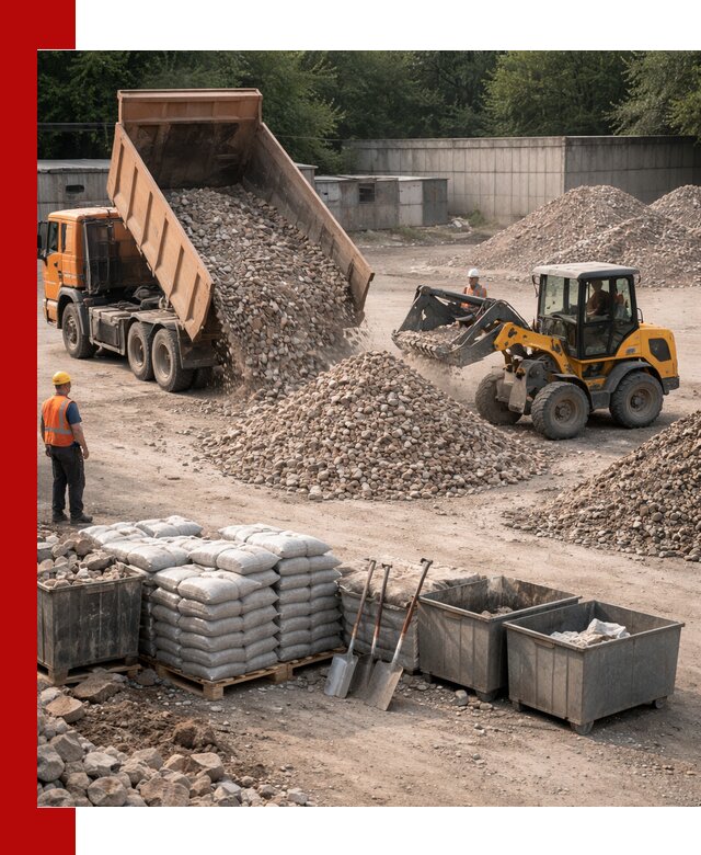 Вторичные материалы для отсыпки в Воронеже — поставка и доставка