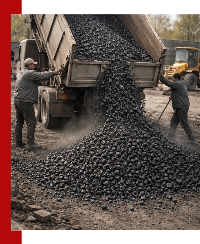 Доставка угля семечка самосвалами в Воронеже