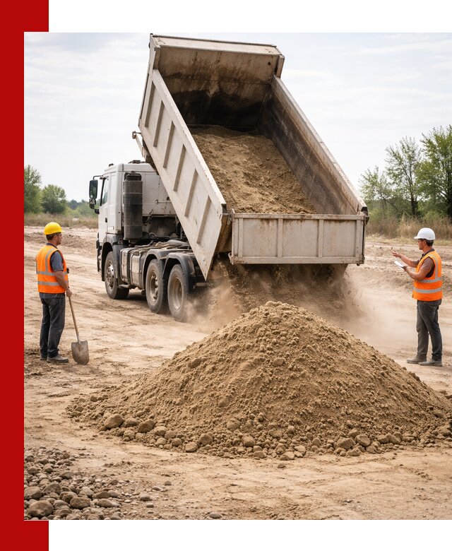 Доставка самосвалом 15 кубов в Воронеже за город и по городу