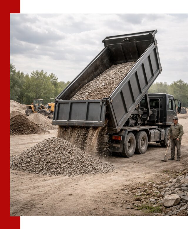 Доставка самосвалом 30 м3 по выгодным ценам в Воронеже