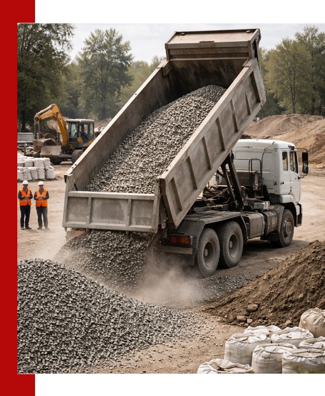 Аренда самосвала в Воронеже для доставки сыпучих и нерудных материалов