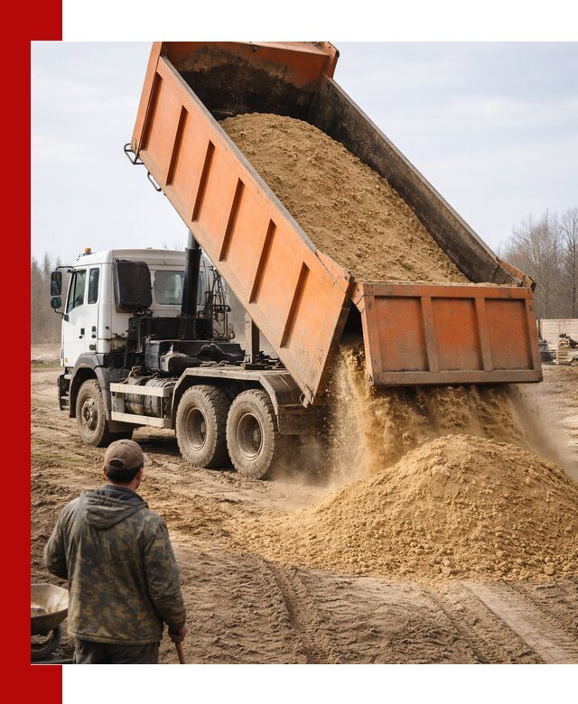 Аренда самосвала 20 тонн для перевозки грузов в Воронеже