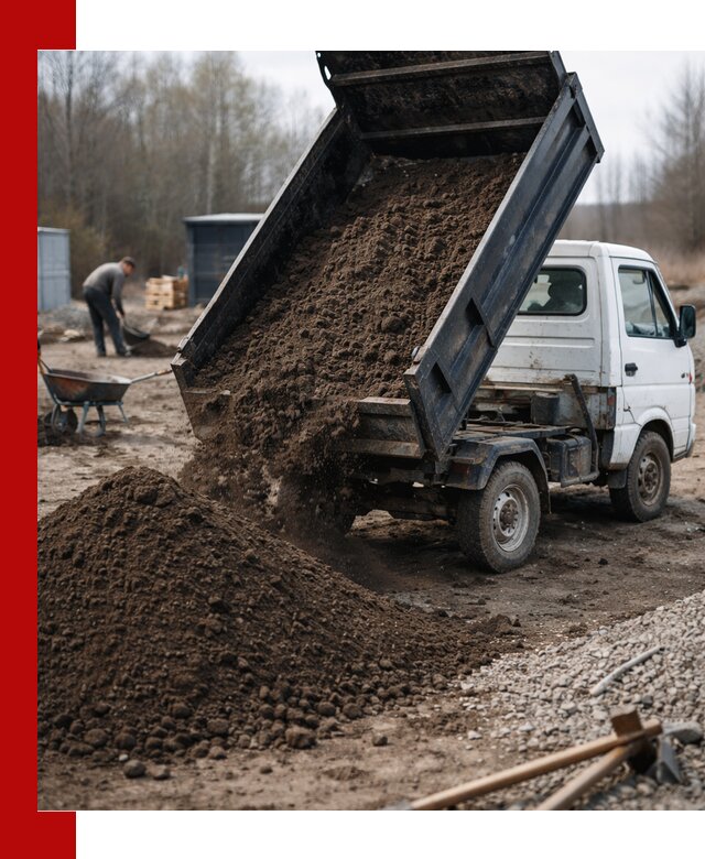 Аренда минисамосвала в Воронеже для доставки сыпучих материалов