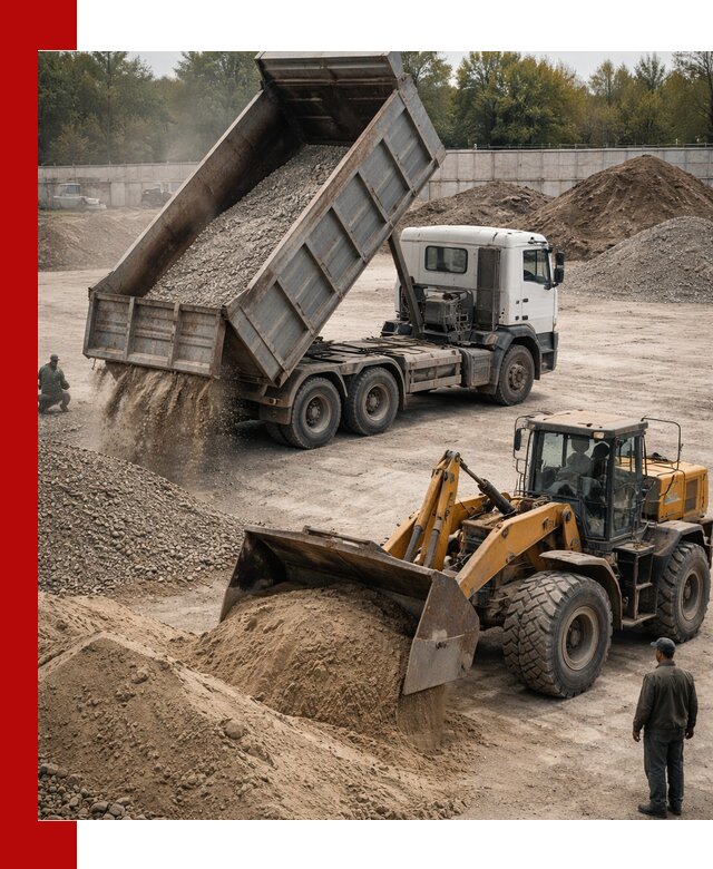 Перевозка сыпучих грузов самосвалами и бортовыми в Воронеже