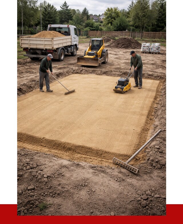 Устройство песчаной подушки в Воронеже от 4833 р. ПРОНЕРУДВрн